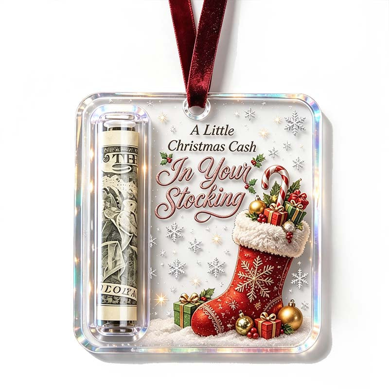 Christmas Cash Gift Ornament