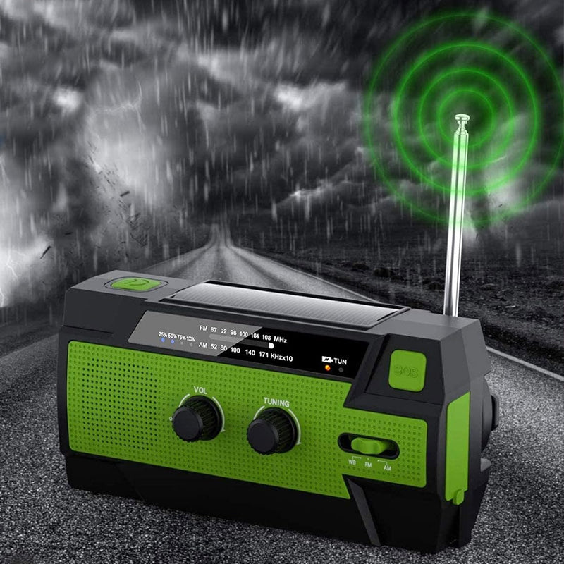 All-in-One Emergency Solar Powered Radio