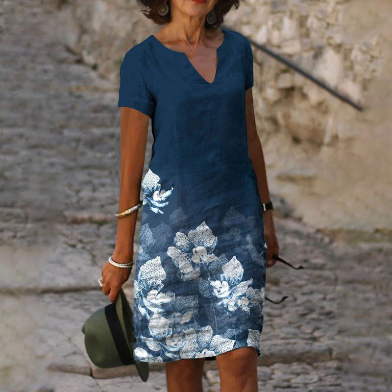 Women‘s Shift  Knee Length Dress