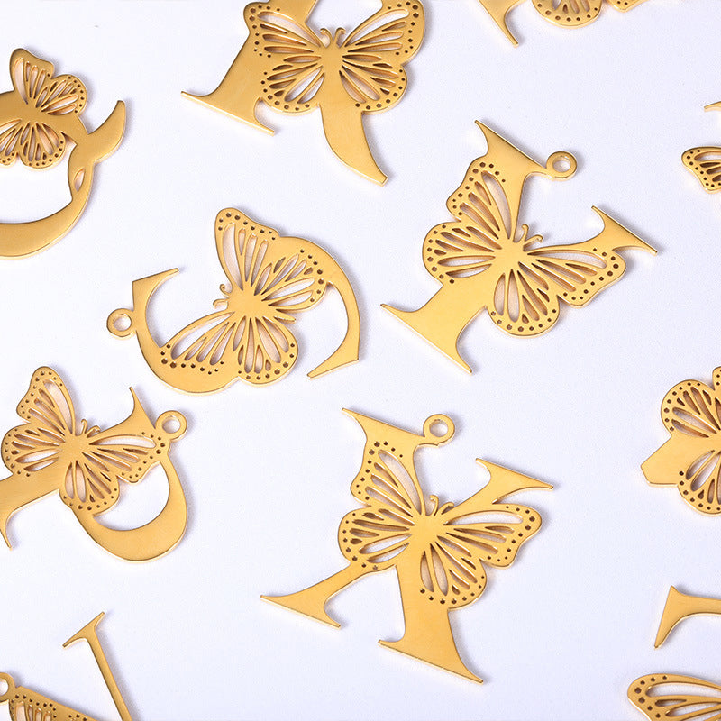 Butterfly Alphabet Pendant