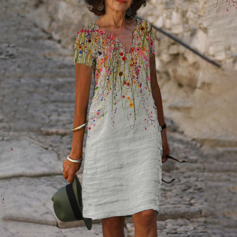Women‘s Shift  Knee Length Dress