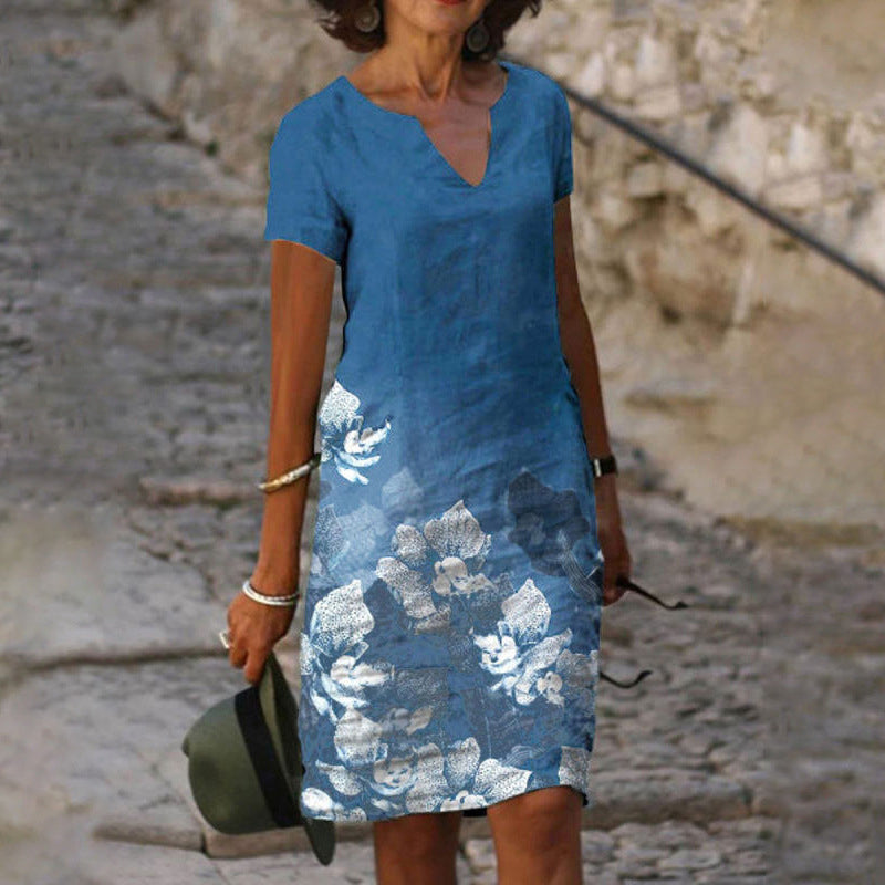 Women‘s Shift  Knee Length Dress