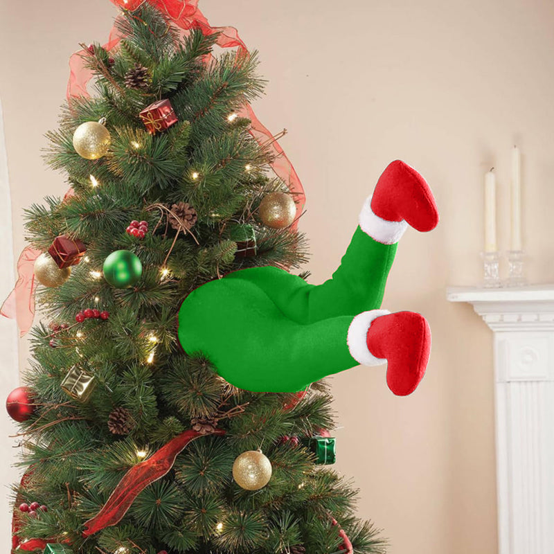 Christmas Santa Legs Decoration