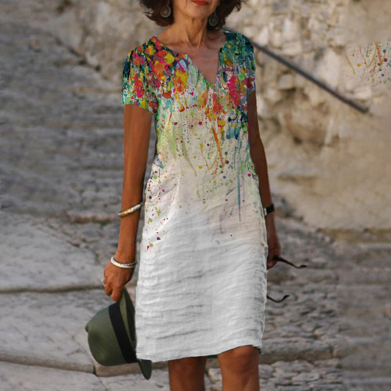 Women‘s Shift  Knee Length Dress