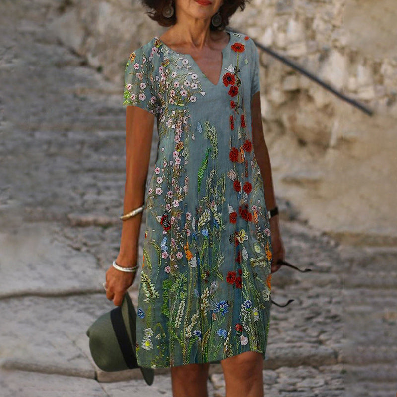 Women‘s Shift  Knee Length Dress