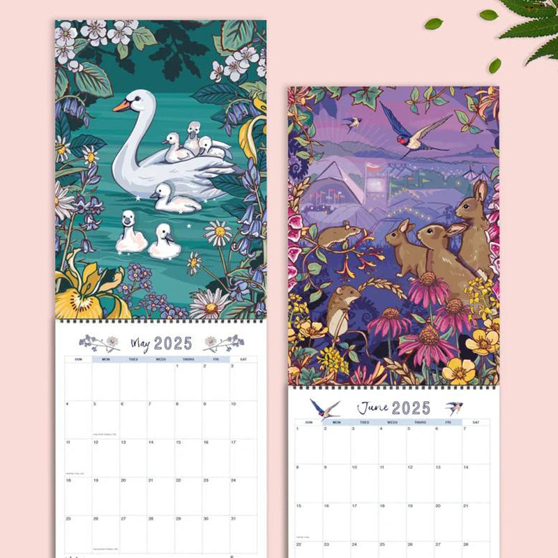 2025 Wall Calendar of Nature and Wildlife Art