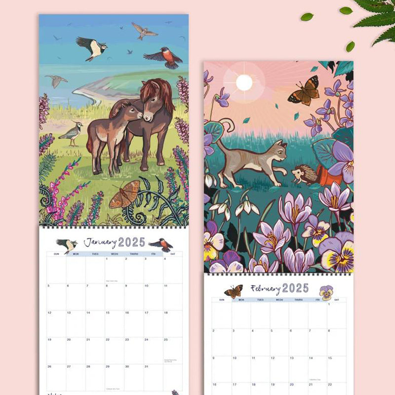 2025 Wall Calendar of Nature and Wildlife Art