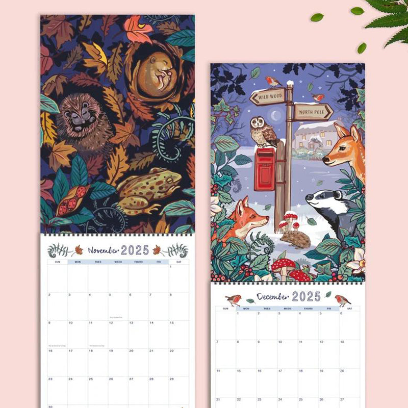 2025 Wall Calendar of Nature and Wildlife Art