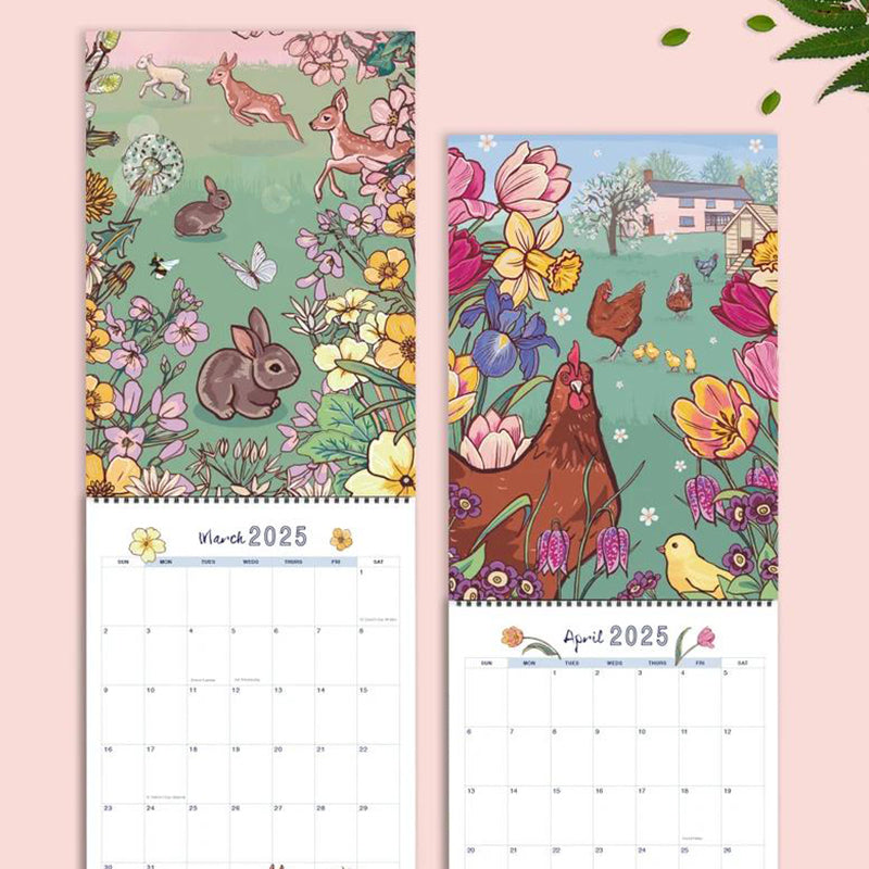 2025 Wall Calendar of Nature and Wildlife Art