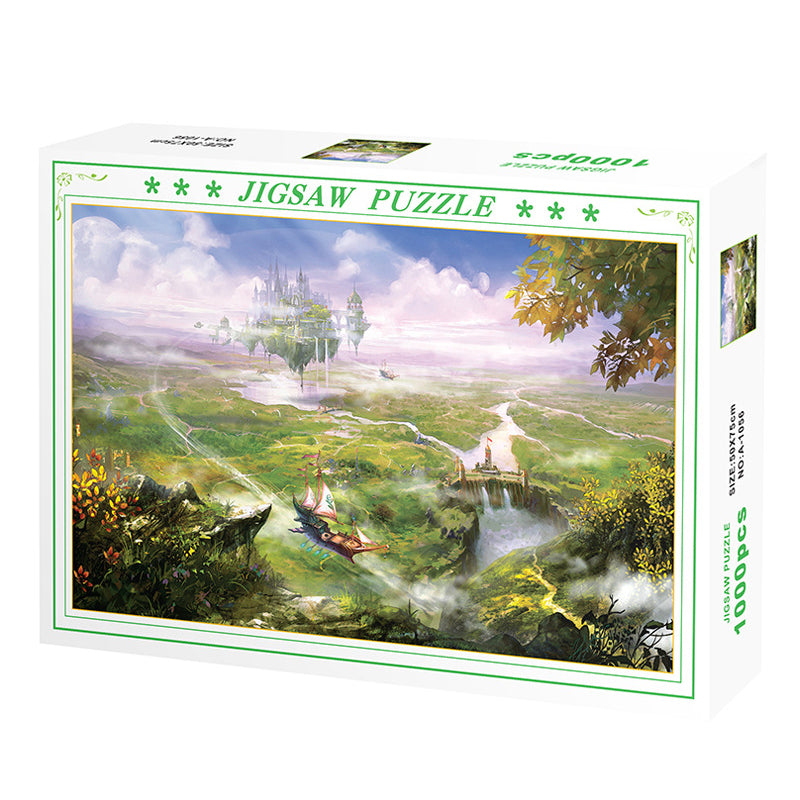 Cartoon Landscape Jigsaw Puzzle