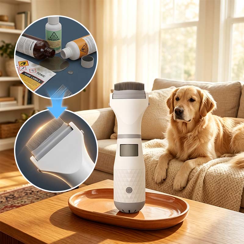Electric Flea Comb for Dogs & Cats