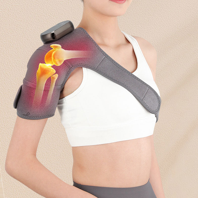 Three-stage vibration heat therapy massager for hands and feet