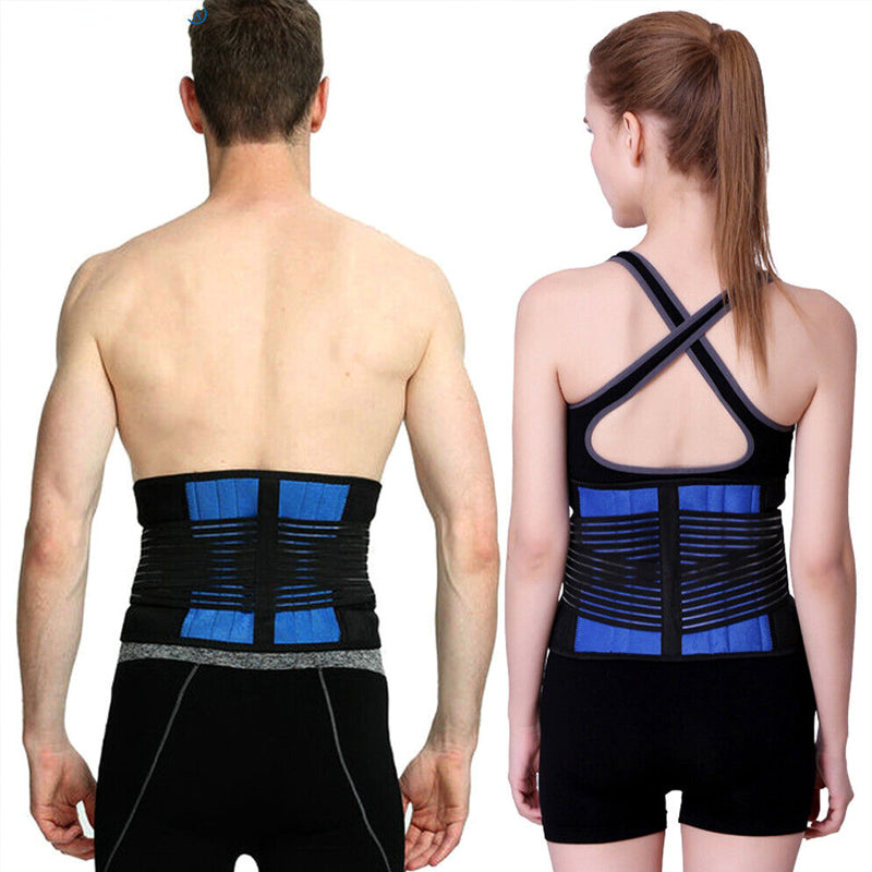 Lower lumbar back support brace