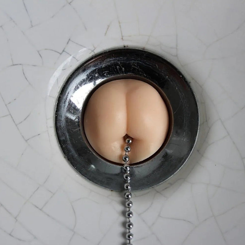 Funny Butt Beads Sink Plug