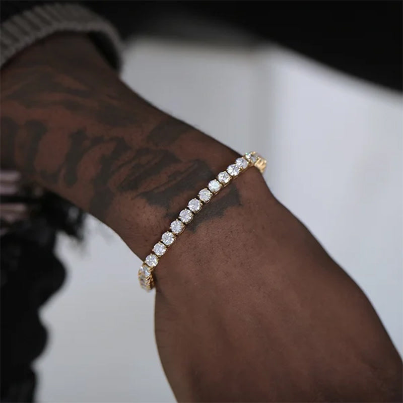 Sparkling Moissanite Bracelet