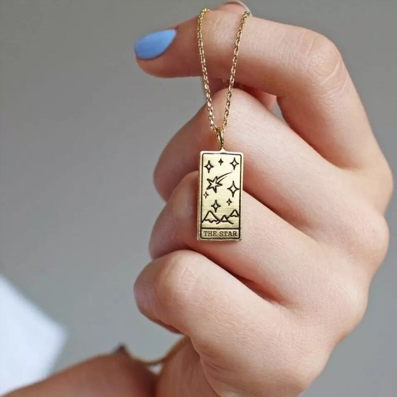 Tarot Card Pendant Necklace