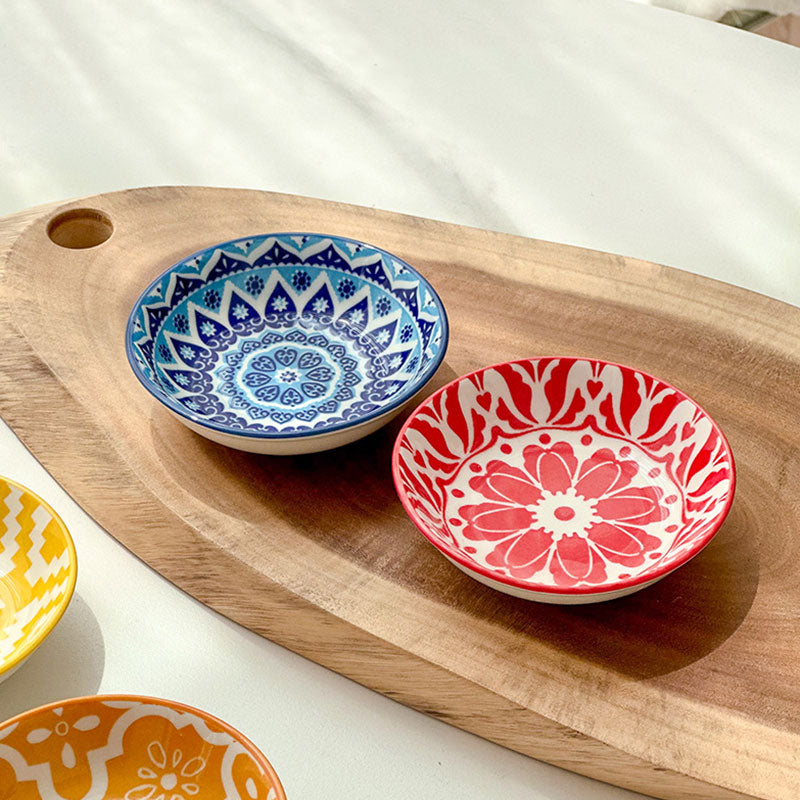 Ceramic Bohemian Flavour Plate Dipping Plate