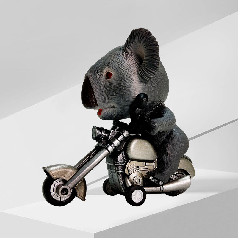 Friction-Powered Animal Motorcycle Toys