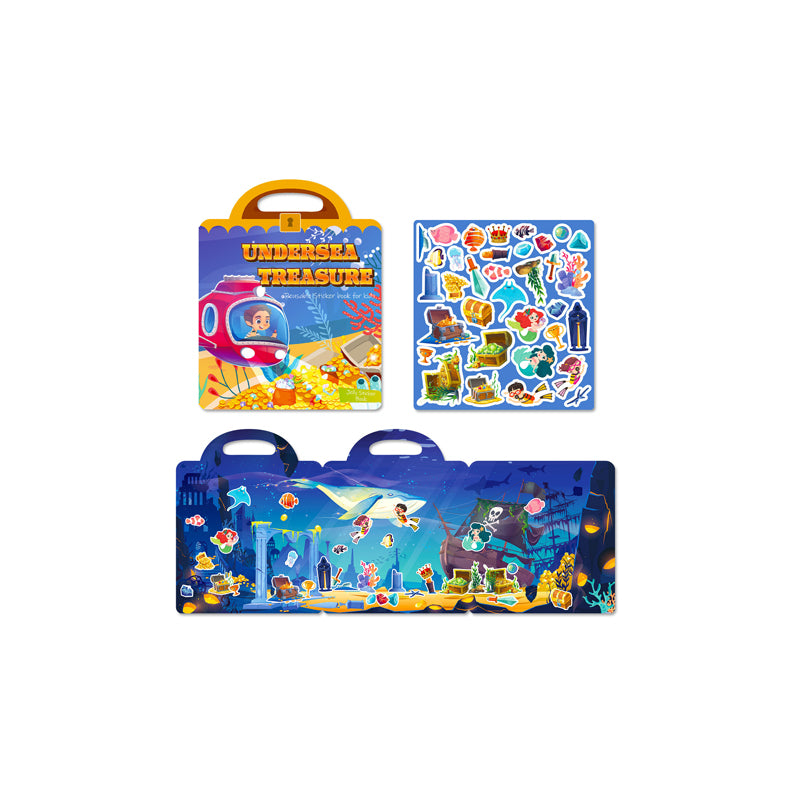 Toddler Waterproof Dinosaur Sticker Book