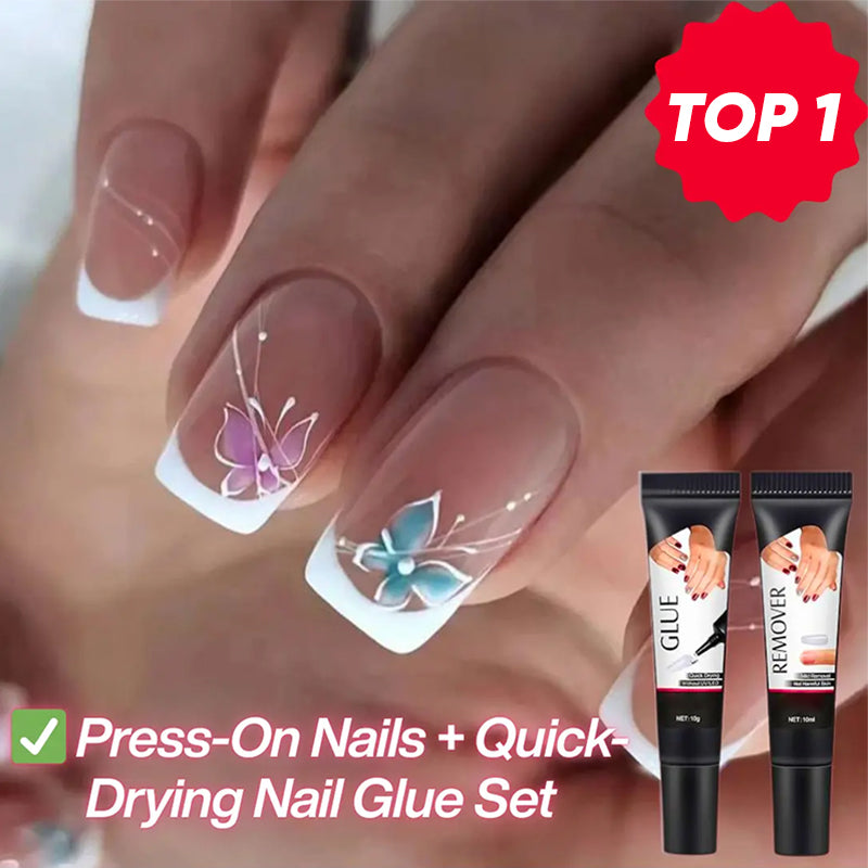 Semi-Solid Nail Glue and Remover Kit