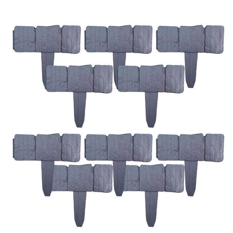 Stone Look No-Dig Garden Edging Fence