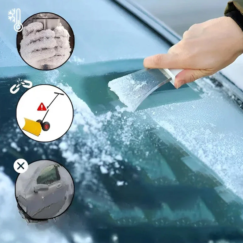 Electromagnetic wave antifreeze and snow removal device