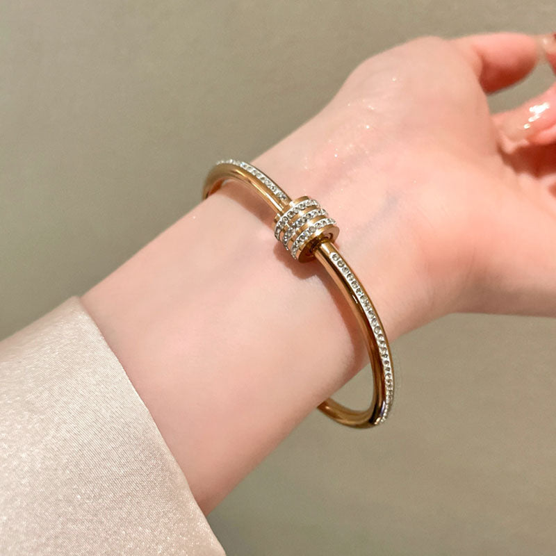 Gold-Plated Zircon Bracelets