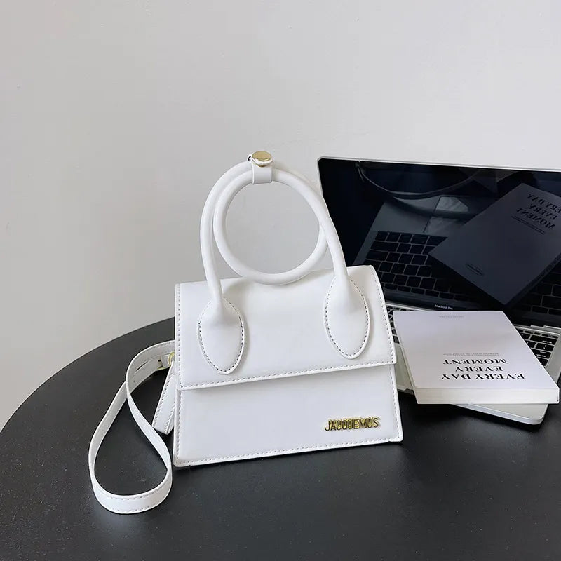Stylized Flap Handbag