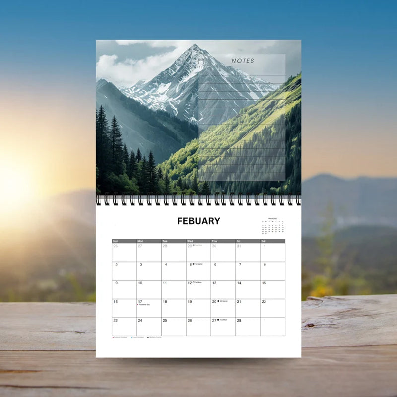 2025 Mountain Peeks Calendar