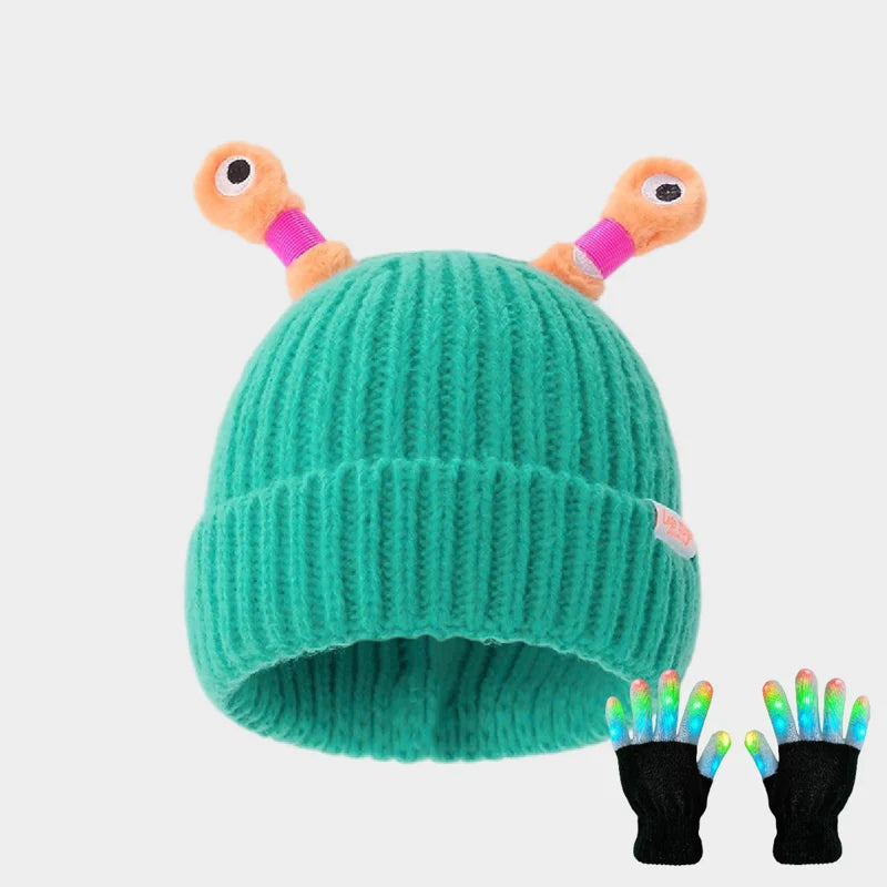 Glow in the Dark Little Monster Woolly Hat