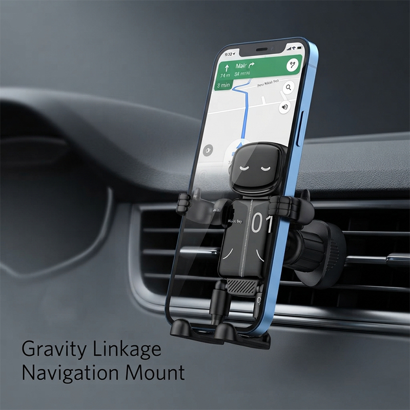 Music Robot Car Phone Mount