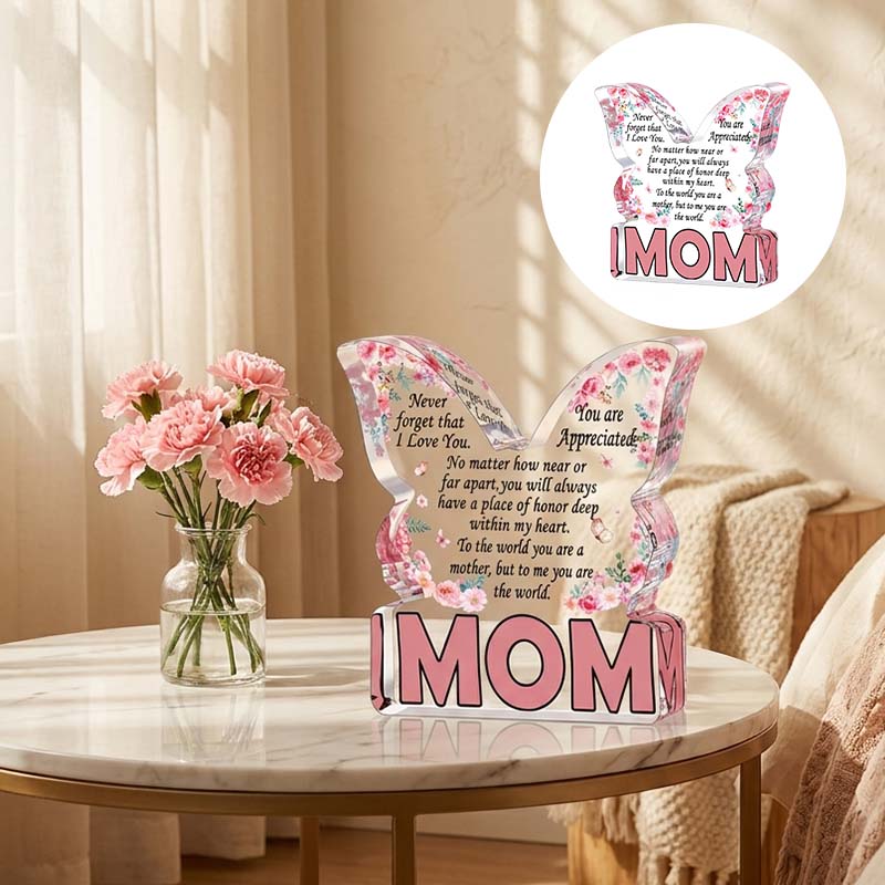Mother's Day Acrylic Butterfly Desktop Crafts Ornament