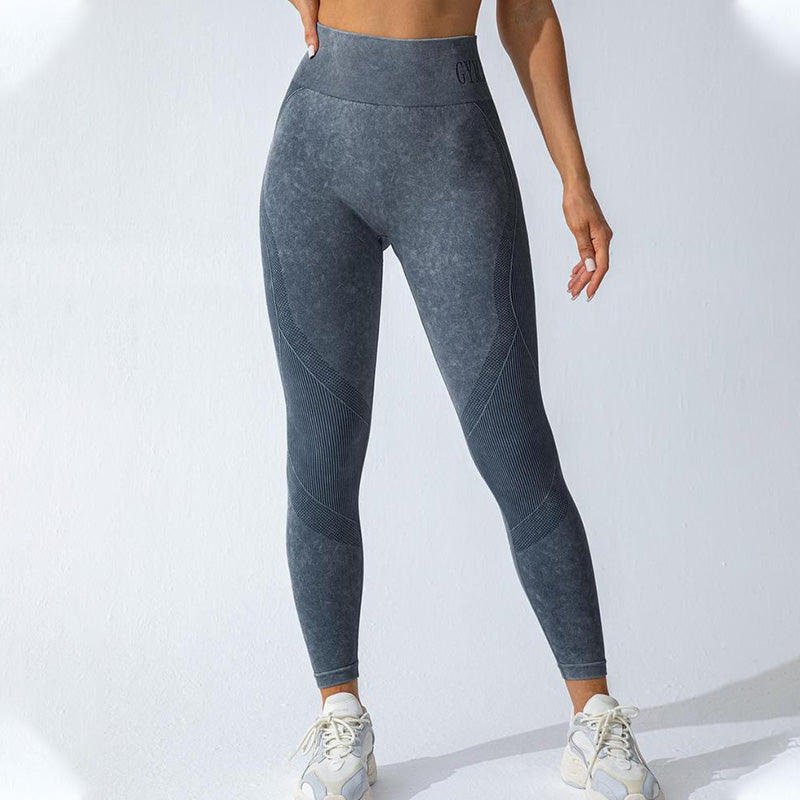 Women's Solid High Waist Sports Leggings