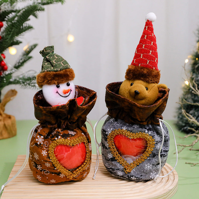 Christmas Decoration Apple Bag