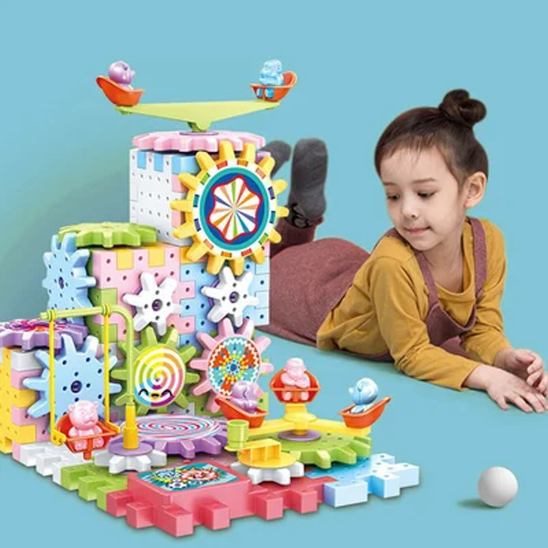 Kids Variety Electric Building Blocks Paradise