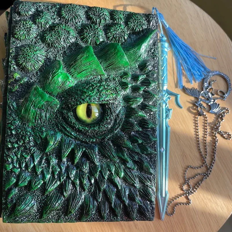 3D Dragon's Secrets Journal Notebook
