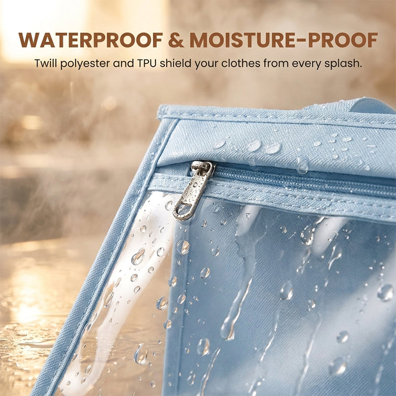 Waterproof bathroom garment bag