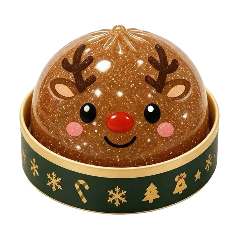 Christmas Baozi Glitter Jelly Stress Relief Squishy Toy