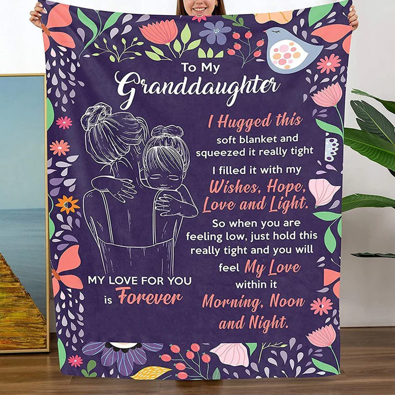 Granddaughter's Gift-Sweet Words Blanket