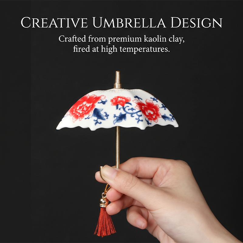 Celadon Umbrella-Shaped Tea Infuser