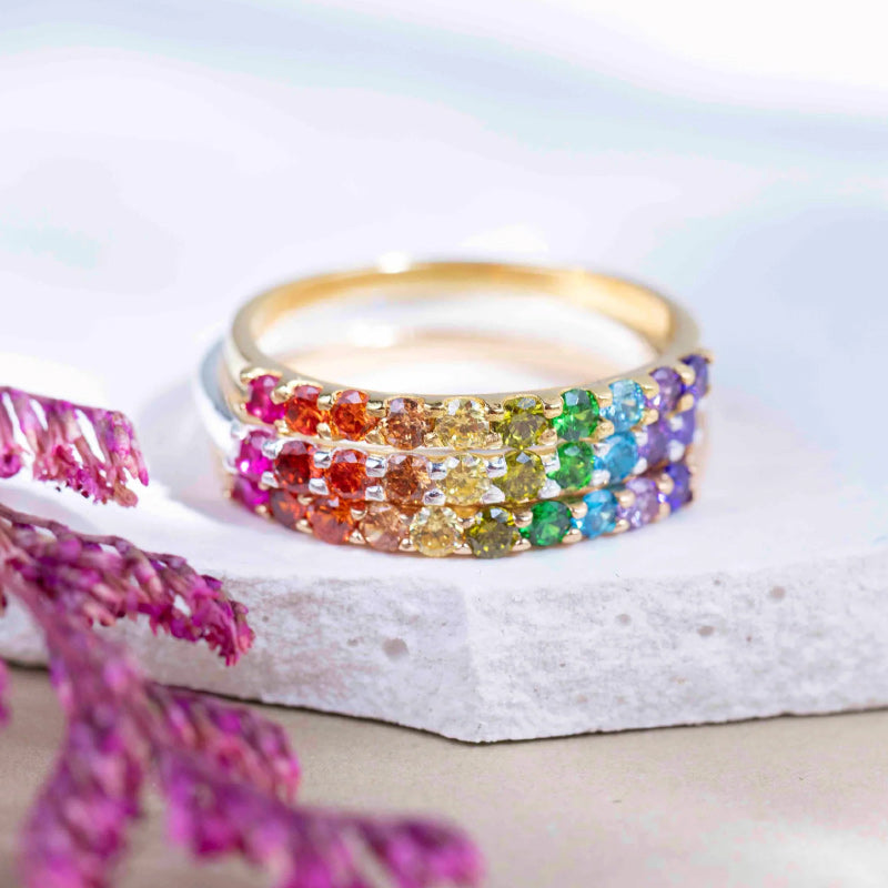 Colored Diamond Ring