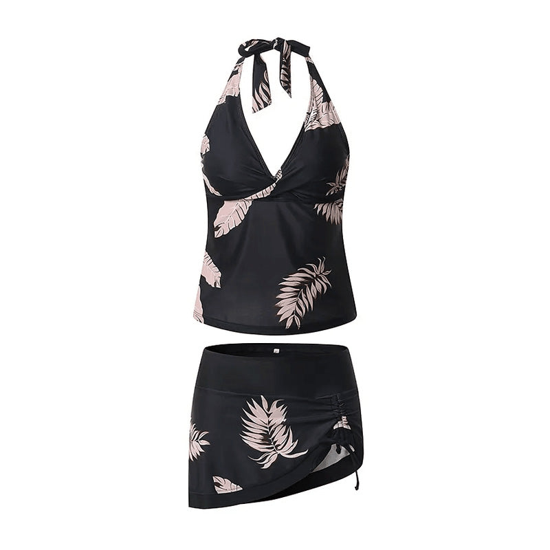 Feather Print Swimsuit