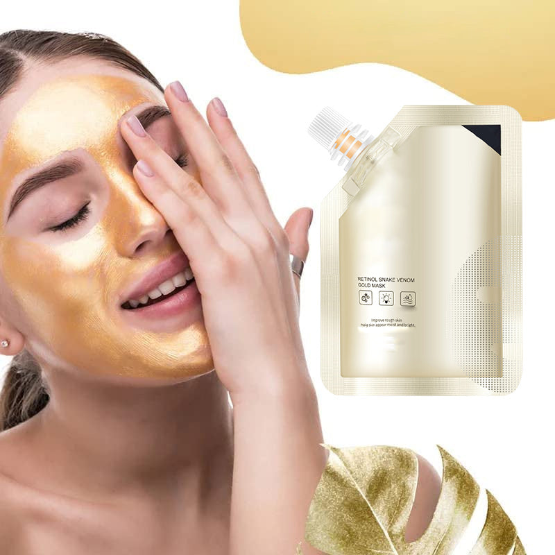 Retinol snake venom gold mask