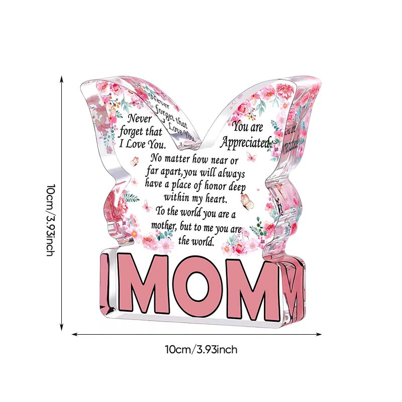 Mother's Day Acrylic Butterfly Desktop Crafts Ornament