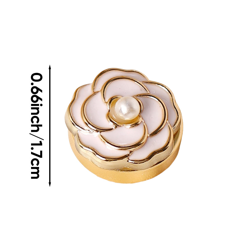 Camellia Flower Button