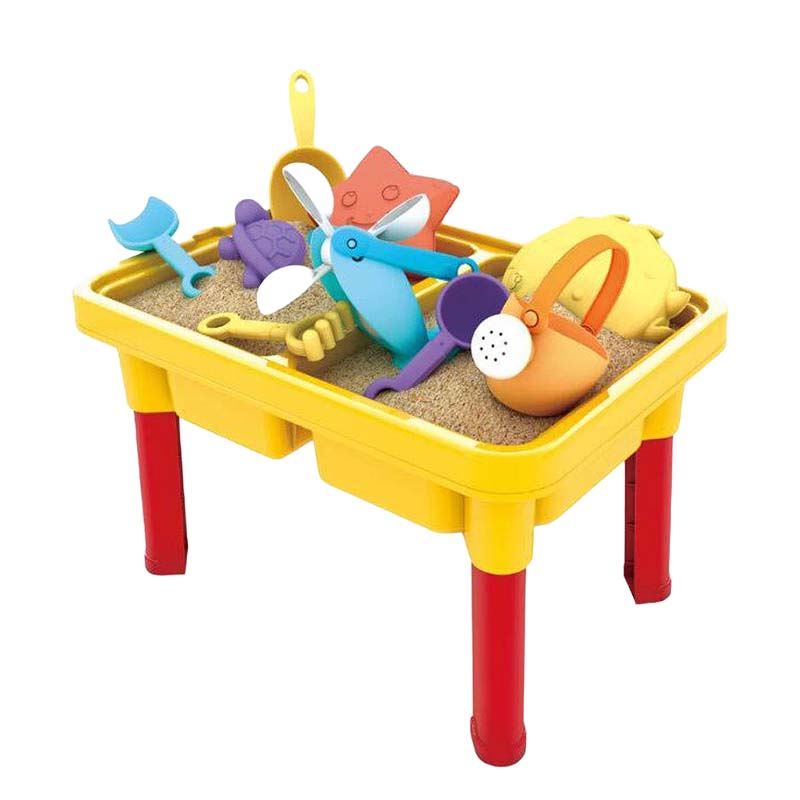 Kids Indoor & Outdoor Beach Water Table Playset – 15-Piece Set