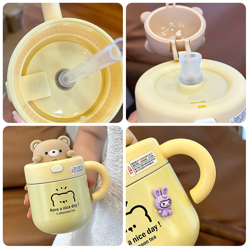 Bear Doll Insulated Water Cup