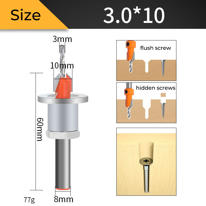 Alloy Countersink Drill Bits