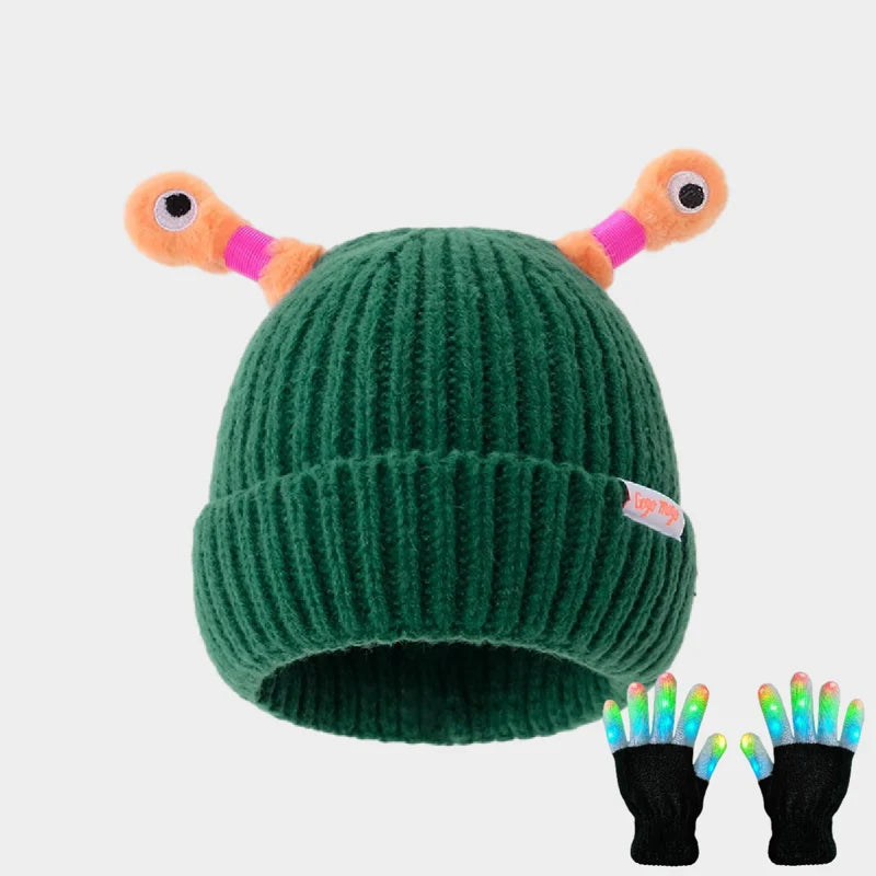 Glow in the Dark Little Monster Woolly Hat