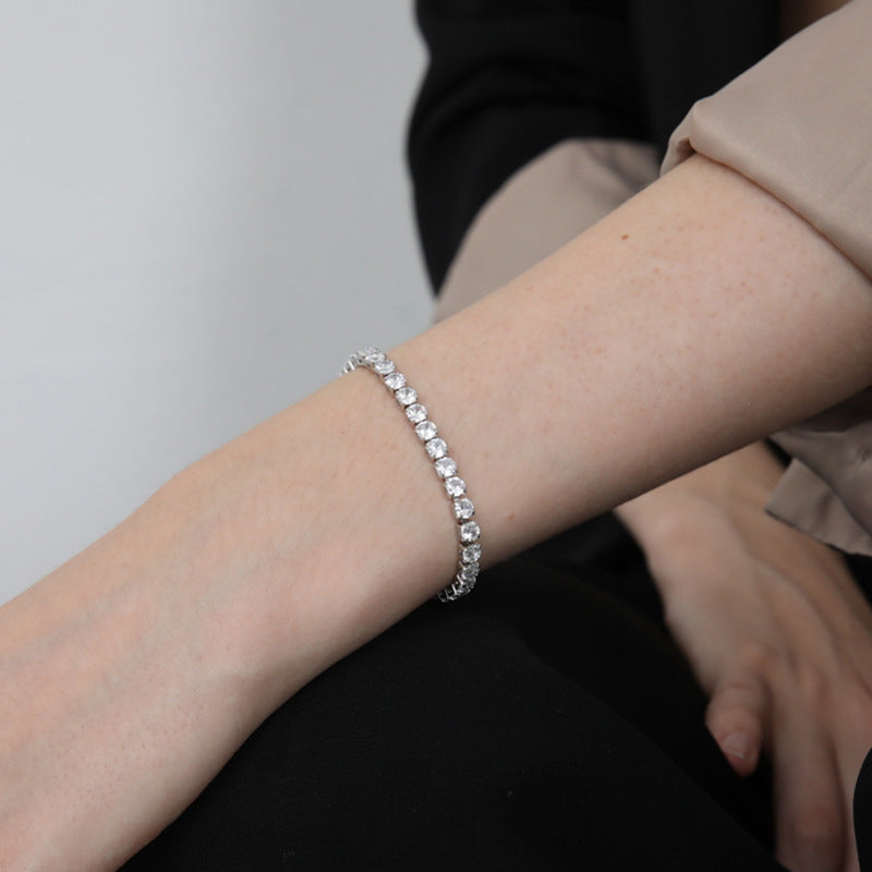 Sparkling Moissanite Bracelet